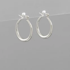 Golden Stella Small Metal Hoops Jewelry - Elegant Gold-Tone Earrings for Women 5 Golden Stella Small Metal Hoops Jewelry