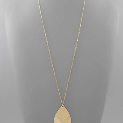 Golden Stella Pendant Marquise Necklace Jewelry