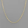 Golden Stella Small Paperclip Chain Necklace