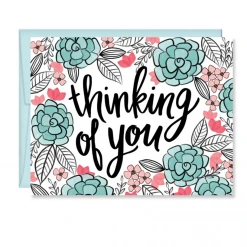 Pen & Paint Lifestyle Thinking Of You Floral Card