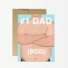 #1 Dad Bod Card - Funny Lifestyle Greeting Card by Party Mountain Paper Co 2 Party Mountain Paper Co Lifestyle #1 Dad Bod Card