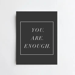 Live Love Studio Lifestyle You Are Enough Card