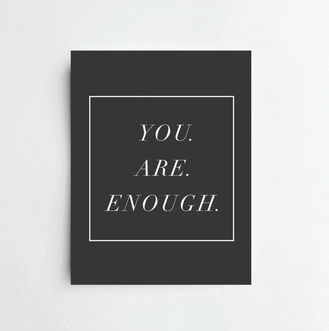 Live Love Studio 'You Are Enough' Inspirational Card - Perfect Gift for Loved Ones 3 Live Love Studio Lifestyle You Are Enough Card