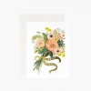Rifle Paper Co Bouquet Best Wishes Card - Elegant Floral Greeting Card for All Occasions 2 Rifle Paper Co Bouquet Best Wishes Card