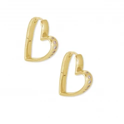 Kendra Scott Ansley Small Heart Hoop Earrings
