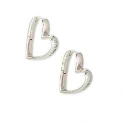 Kendra Scott Ansley Small Heart Hoop Earrings