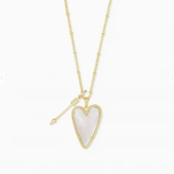 Kendra Scott Ansley Heart Long Pendant Necklace Necklaces