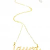 Jill Massey Cursive Carrie Necklace Necklaces
