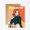 Party Mountain Paper Co. Chess Queen Card - Unique Lifestyle Gift for Chess Enthusiasts 2 Party Mountain Paper Co. Chess Queen Card Lifestyle