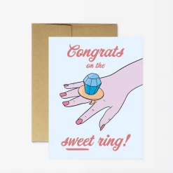 Party Mountain Paper Co. Sweet Ring Card