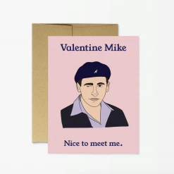 Party Mountain Paper Co. Valentine Mike Card Lifestyle