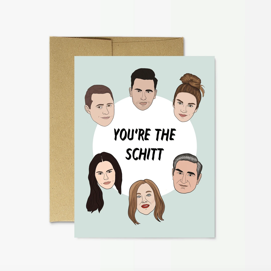 Party Mountain Paper Co. Lifestyle You're The Schitt - Funny Gift for Fans of Schitt's Creek 3 Party Mountain Paper Co. Lifestyle You're The Schitt