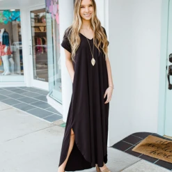 Entro Jersey Scoop Neck Maxi