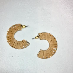 TRENDY Wholesale Wrapped Metal Open Hoops Jewelry