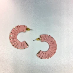 TRENDY Wholesale Wrapped Metal Open Hoops Jewelry