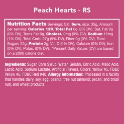 Lifestyle Candy Club Peach Hearts
