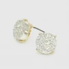 TRENDY Wholesale Round Druzy Studs Jewelry