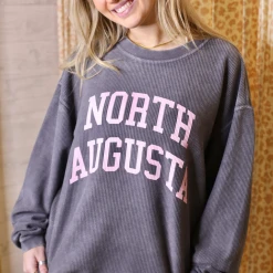 Chicka-D Tops North Augusta Corded Sweatshirt