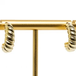 Bracha Mid Twist Hoops