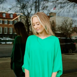 Adrienne Solid Cocoon Blouse