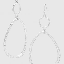 TRENDY Wholesale Uneven Circle Hoop Earrings