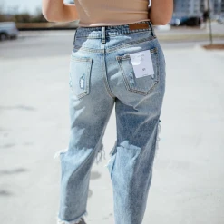 Cello Bottoms Bri High Rise Boyfriend Jeans