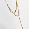 TRENDY Wholesale Layered Bead Y Necklace Jewelry