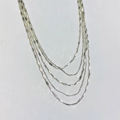 TRENDY Wholesale 5 Layer Chain Necklace