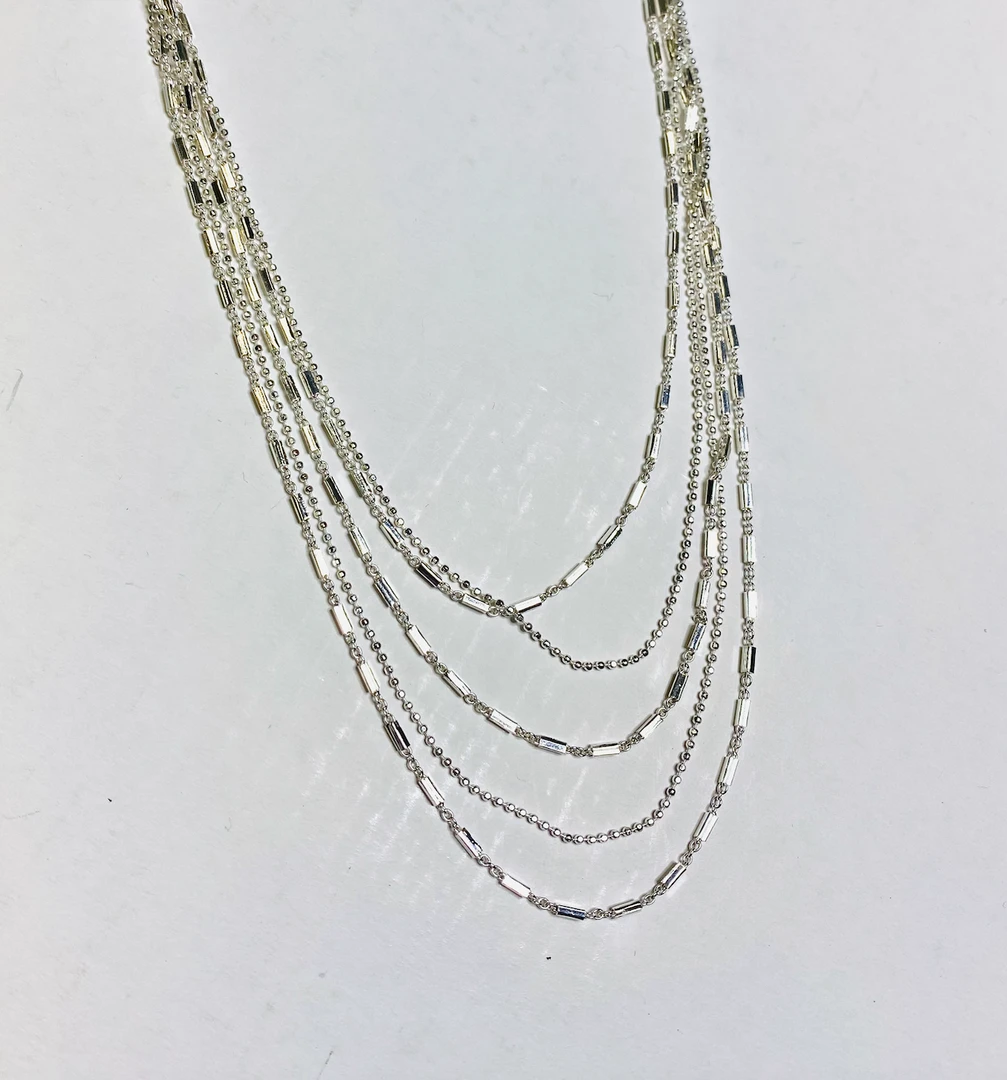 TRENDY Wholesale 5 Layer Chain Necklace - Stylish Layered Jewelry for Women 4 TRENDY Wholesale 5 Layer Chain Necklace