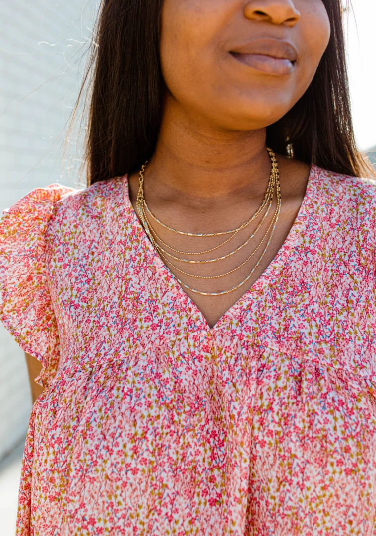 TRENDY Wholesale 5 Layer Chain Necklace - Stylish Layered Jewelry for Women 3 TRENDY Wholesale 5 Layer Chain Necklace