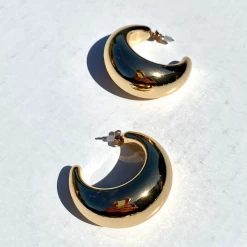 Golden Stella Chunky Lightweight Hoops