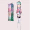 Kate Spade Rainbow Gingham Travel Umbrella