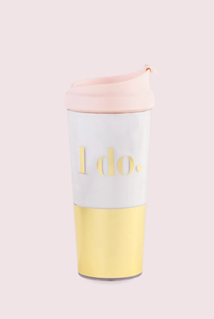 Kate Spade I Do 16oz Thermal Mug - Stylish & Insulated Coffee Tumbler 3 Lifestyle Kate Spade I Do 16oz Thermal Mug