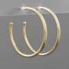 Golden Stella Classic Open Hoops Jewelry