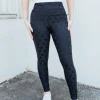 Mono B Textured Star High Waisted Leggings