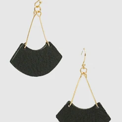 Trendy Wholesale Leather Fan Earrings - Stylish Jewelry for Women 6 Trendy Wholesale Leather Fan Earrings Jewelry