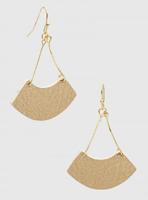 Trendy Wholesale Leather Fan Earrings - Stylish Jewelry for Women 5 Trendy Wholesale Leather Fan Earrings Jewelry