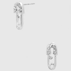 TRENDY Wholesale Safety Pin Stud Earrings Jewelry