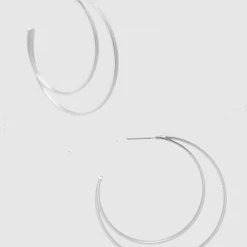 Adrienne Moon Open Hoop Earrings