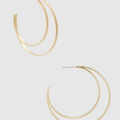 Adrienne Moon Open Hoop Earrings