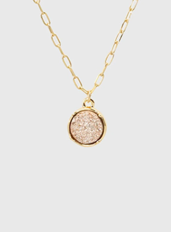 TRENDY Wholesale Druzy Pendant Necklace - Stylish Jewelry for Women 3 TRENDY Wholesale Druzy Pendant Necklace