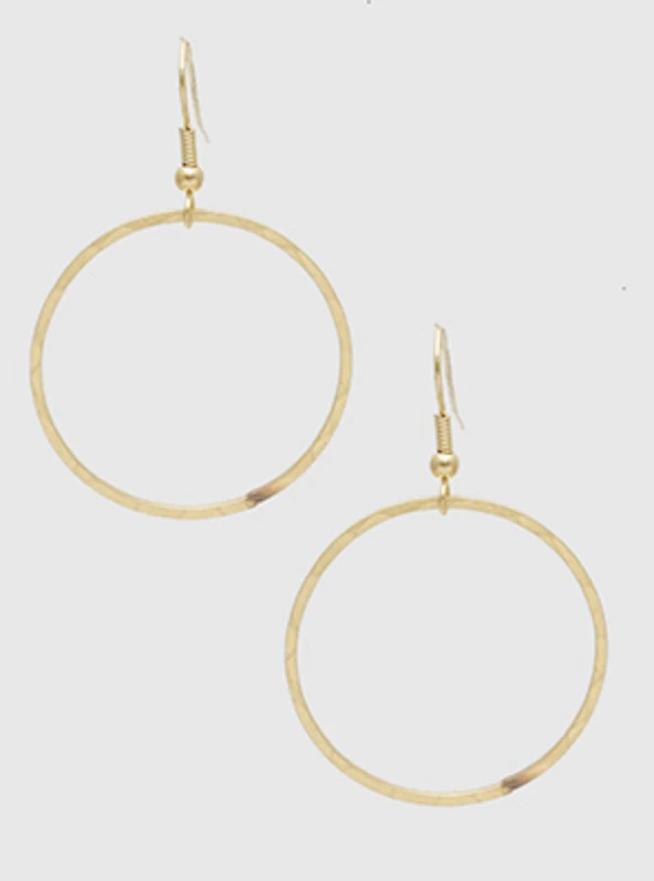 TRENDY Wholesale Textured Round Hoop Earrings - Stylish Jewelry for Women 3 TRENDY Wholesale Jewelry Textured Round Hoop Earrings