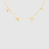 TRENDY Wholesale Gold Dipped Name Necklace Jewelry