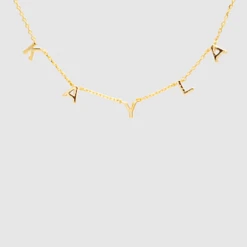 TRENDY Wholesale Gold Dipped Name Necklace Jewelry