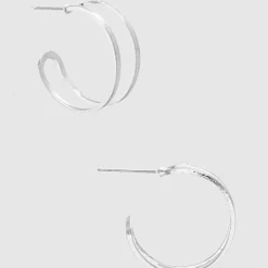 TRENDY Wholesale Cut Out Hoop Earrings
