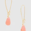 TRENDY Wholesale Jewelry Stone Teardrop Earrings