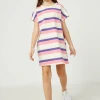 Hayden Swank Tween Girls Striped French Terry Dress | Stylish & Comfortable 2 Hayden Swank Tween Girls Striped French Terry Dress