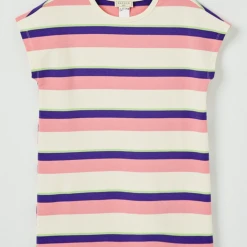 Hayden Swank Tween Girls Striped French Terry Dress