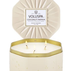 Voluspa 3 Wick Octagon Tin Candle