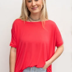 Short Sleeve Piko Top Tops